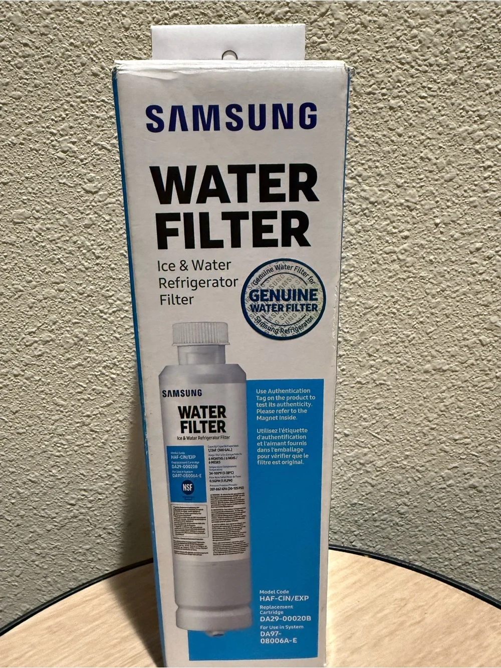 Samsung Water Filter HAF-CIN/EXP - never used